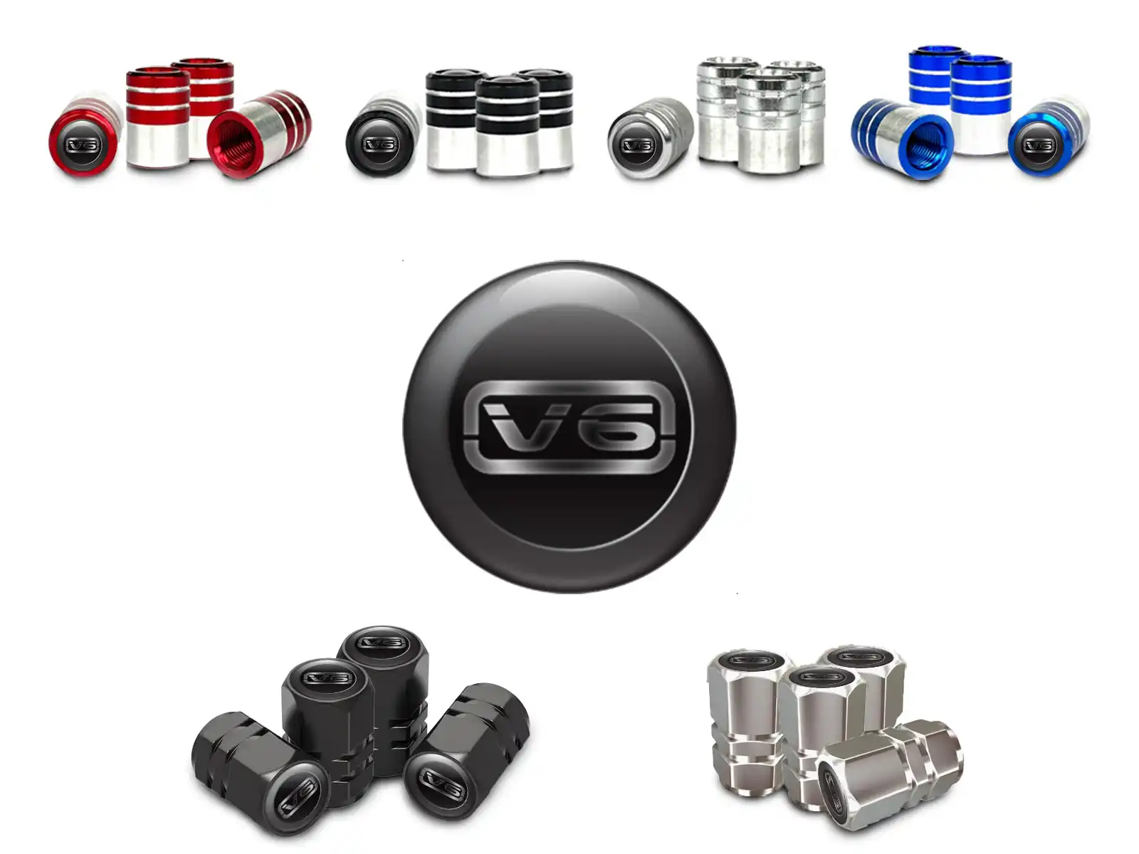 Wheel Valve Stem Caps for Motorcycle Alloy Build